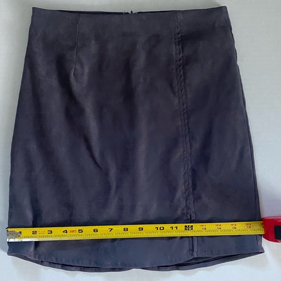 Faux Suede Skirt - Picture 9 of 11
